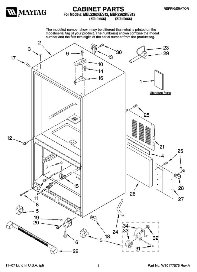 Diagram for MBL2262KES12