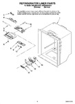 Diagram for 04 - Refrigerator Liner Parts