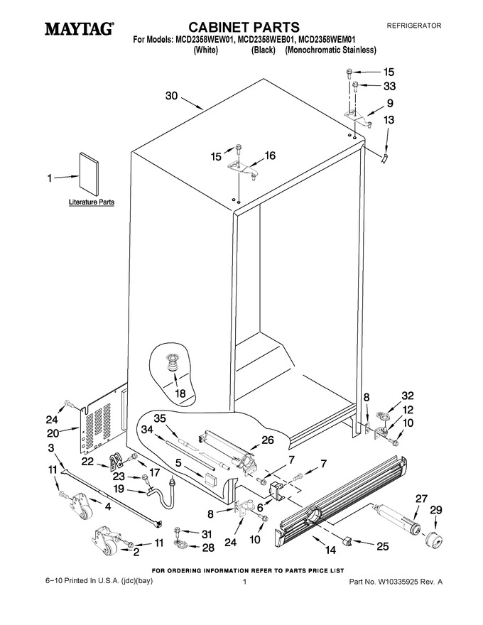 Diagram for MCD2358WEB01