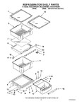 Diagram for 03 - Refrigerator Shelf Parts