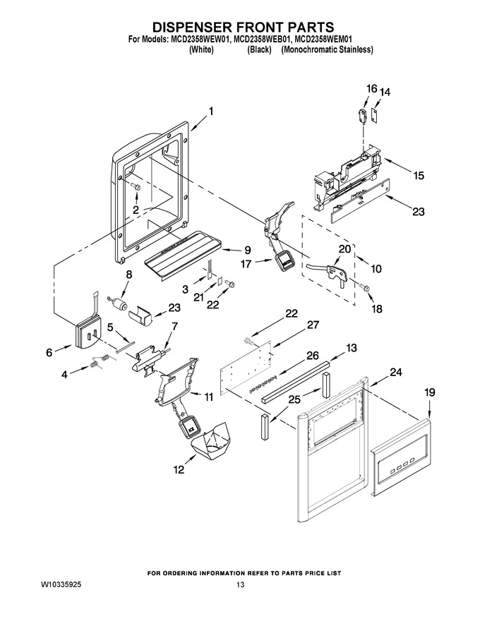 Diagram for MCD2358WEB01
