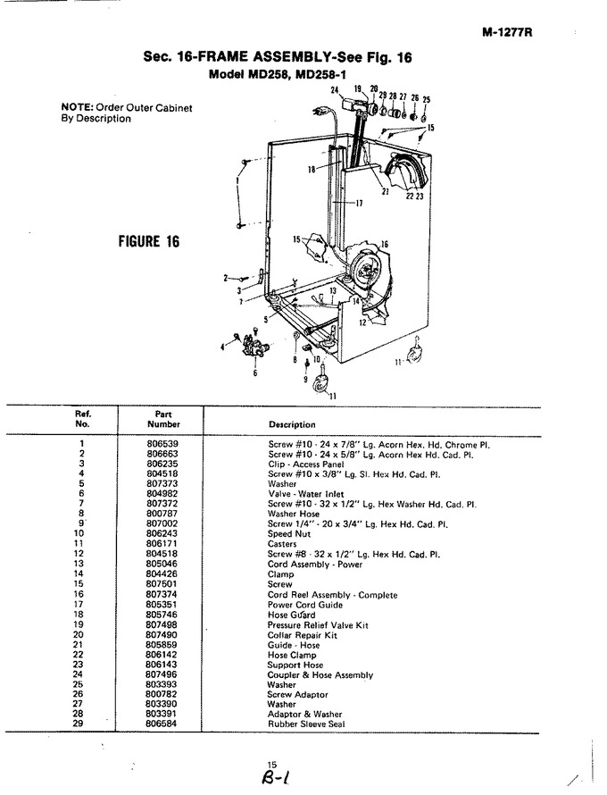 Diagram for MD258-1