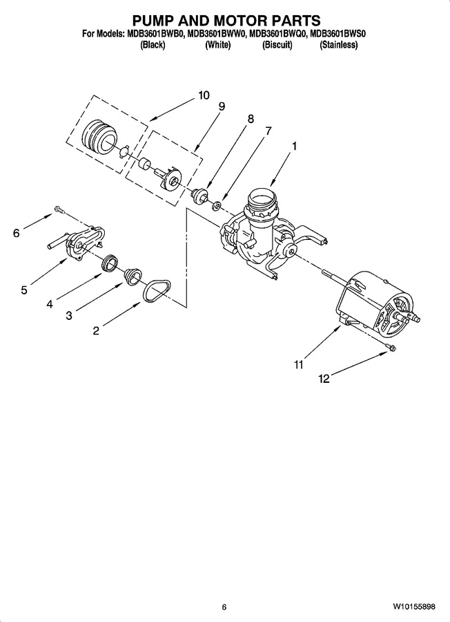 Diagram for MDB3601BWS0