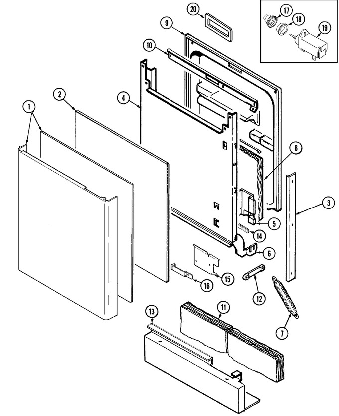 Diagram for MDB4100AWB
