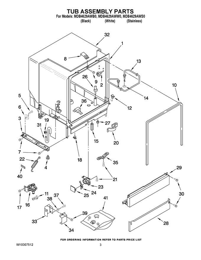 Diagram for MDB4629AWS0
