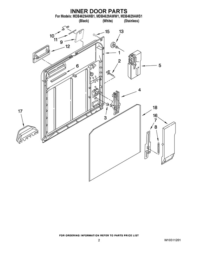 Diagram for MDB4629AWW1