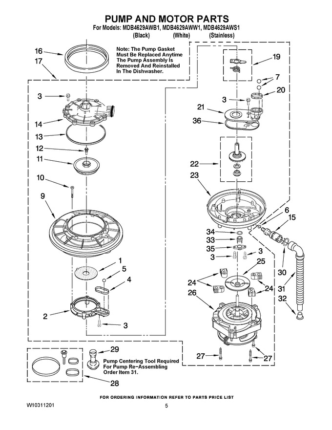 Diagram for MDB4629AWW1