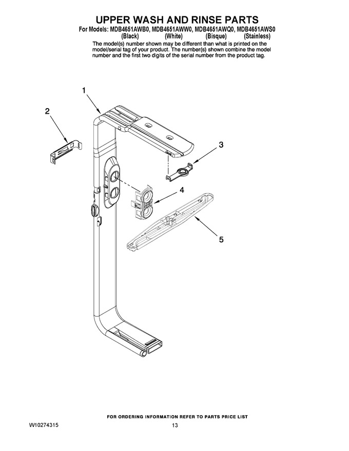 Diagram for MDB4651AWW0