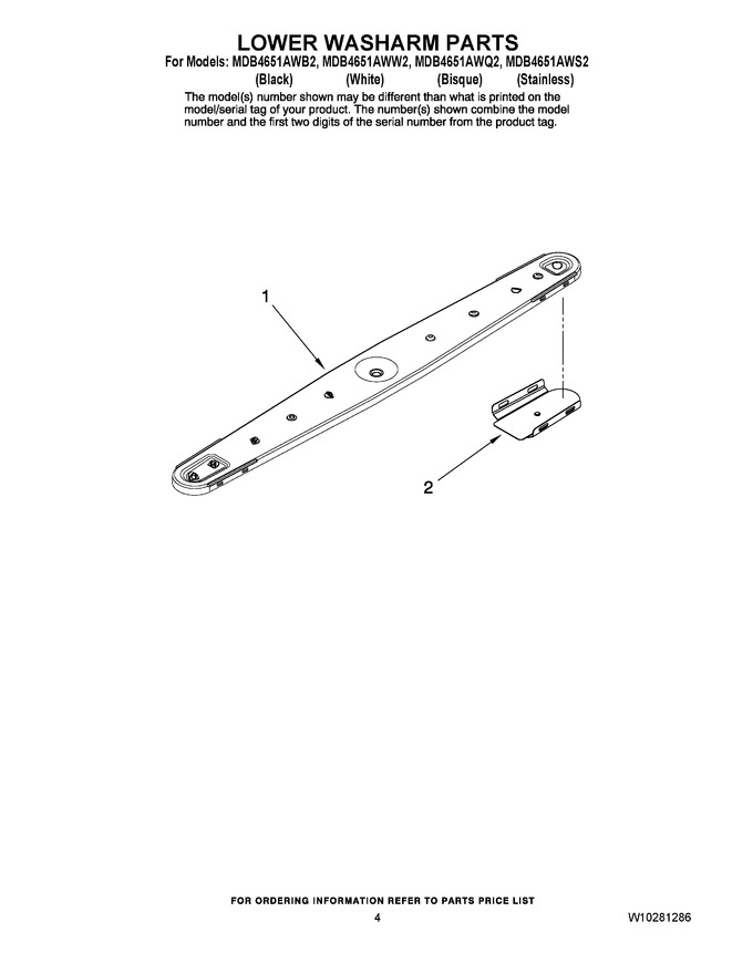 Diagram for MDB4651AWW2