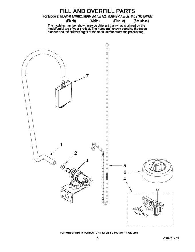 Diagram for MDB4651AWW2