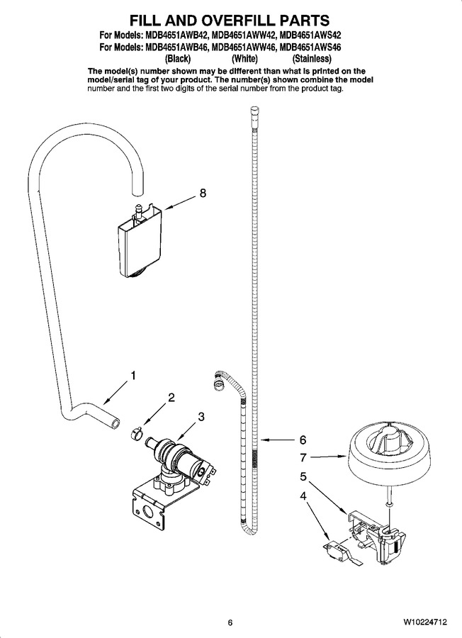 Diagram for MDB4651AWW46