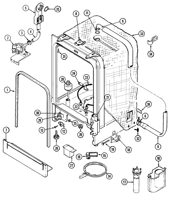 Diagram for MDB5010AWA