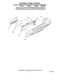 Diagram for 02 - Control Panel Parts