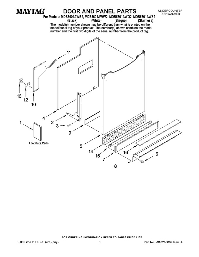 Diagram for MDB5601AWS2