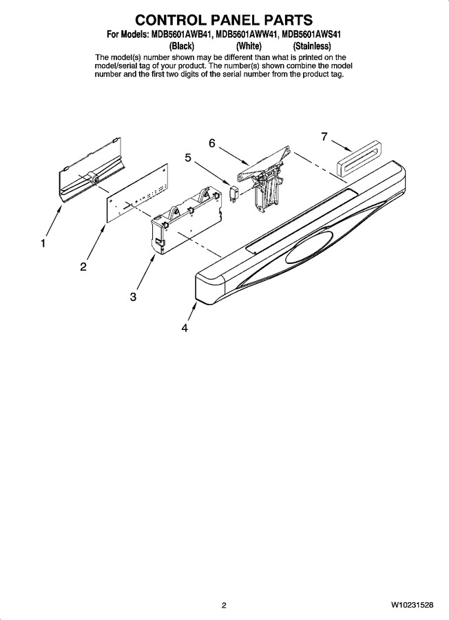 Diagram for MDB5601AWW41
