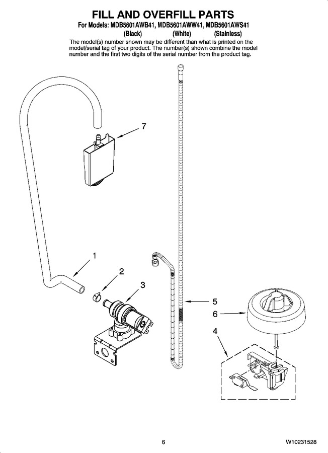 Diagram for MDB5601AWS41