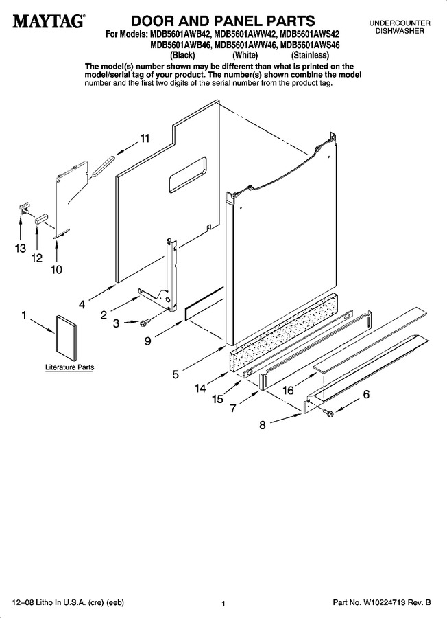 Diagram for MDB5601AWB46