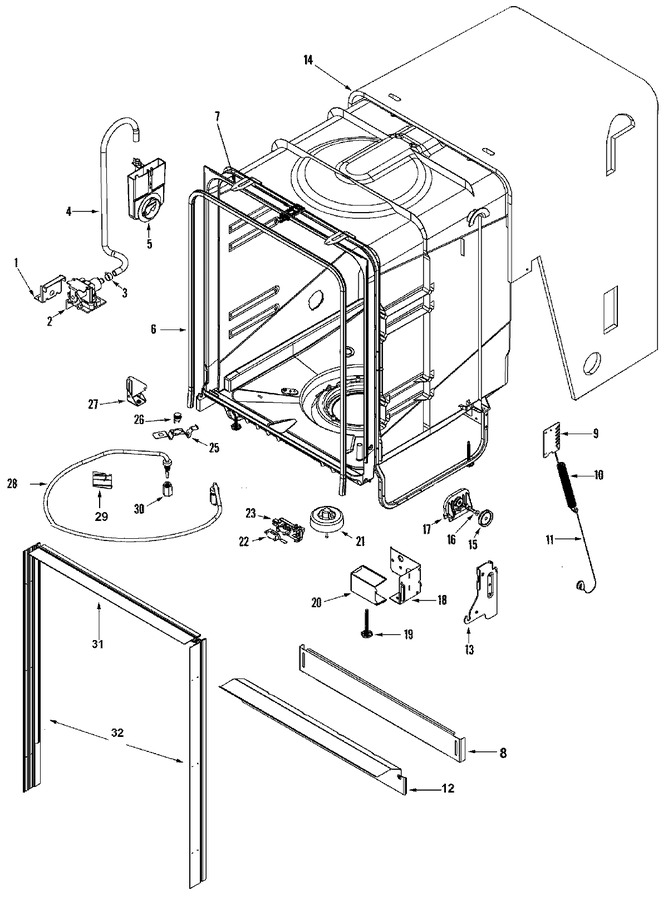 Diagram for MDB9601AWS