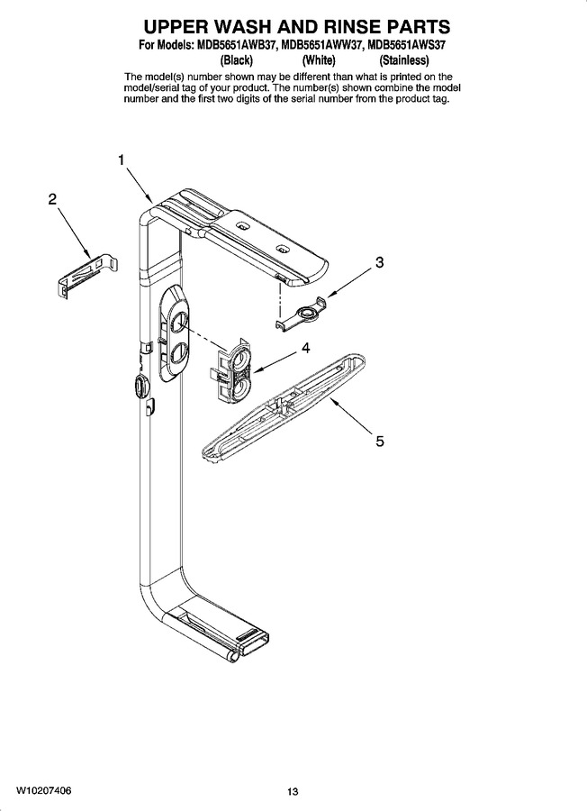 Diagram for MDB5651AWW37