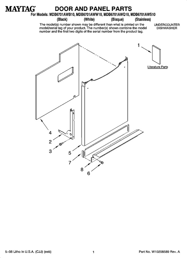 Diagram for MDB6701AWS10