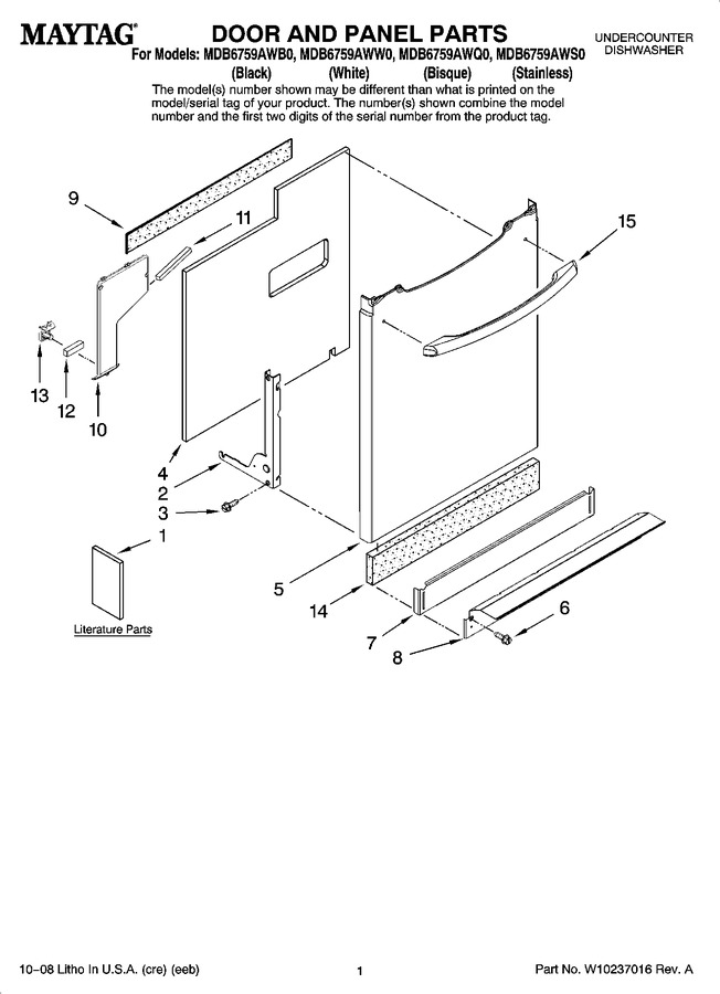 Diagram for MDB6759AWB0