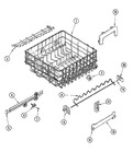 Diagram for 07 - Upper Rack & Track Assembly