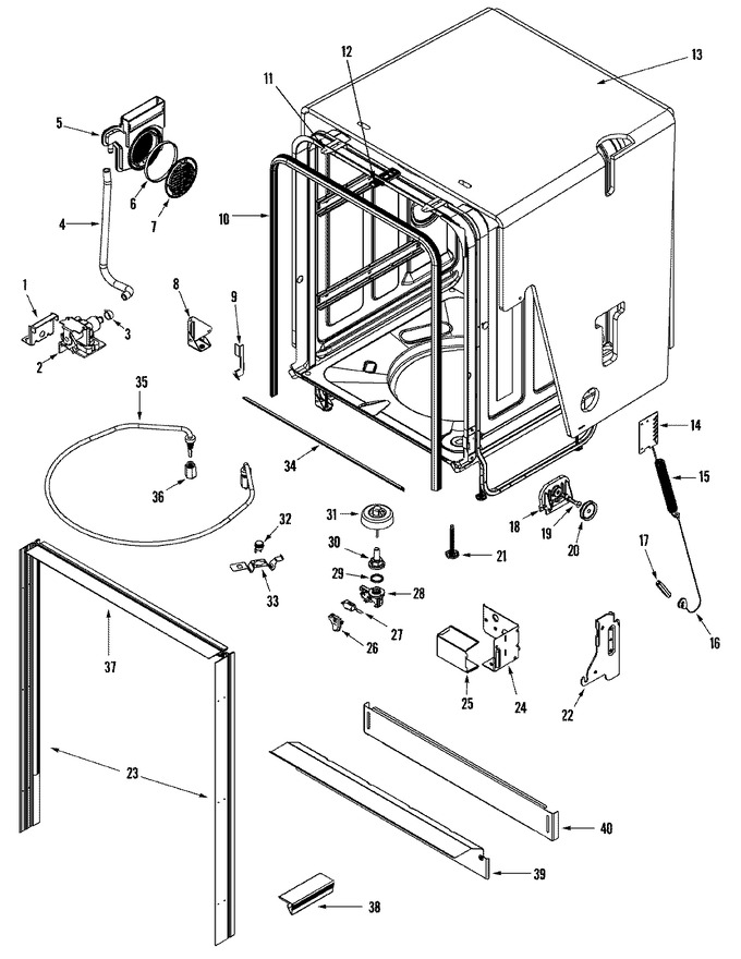 Diagram for MDB7750AWQ