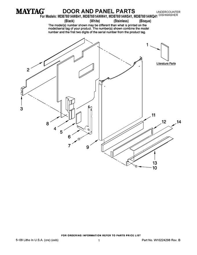 Diagram for MDB7851AWW41