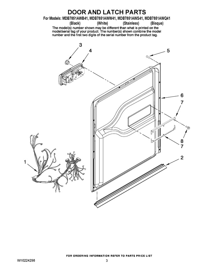 Diagram for MDB7851AWS41