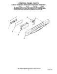 Diagram for 02 - Control Panel Parts