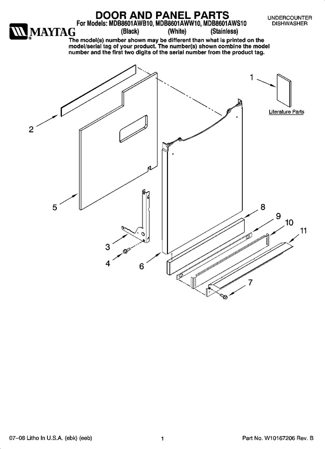 Diagram for MDB8601AWS10