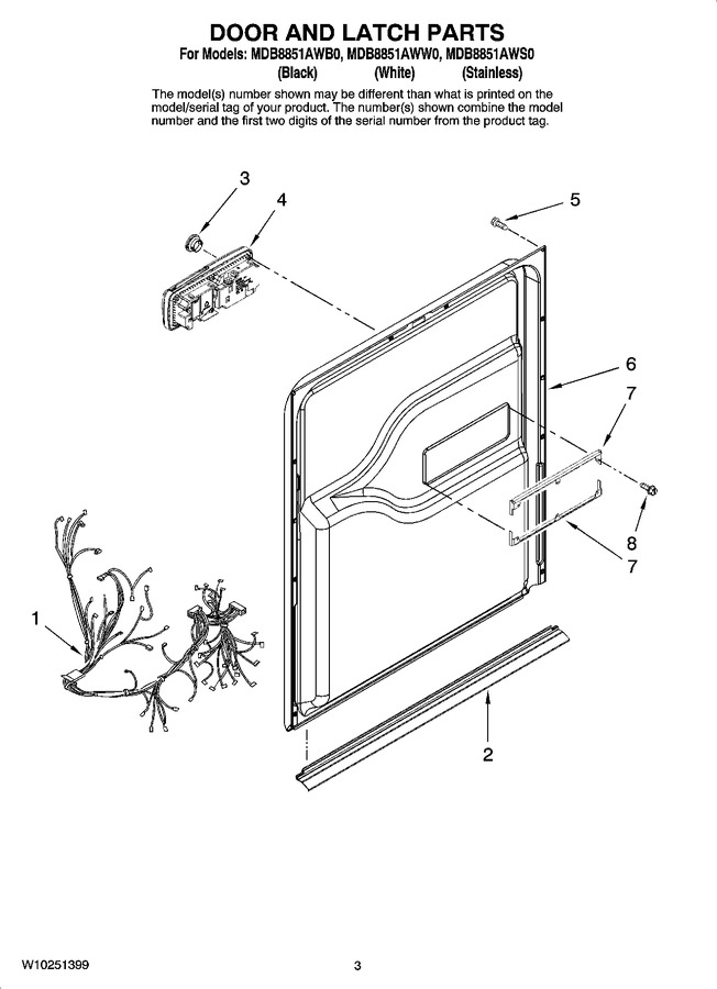 Diagram for MDB8851AWS0