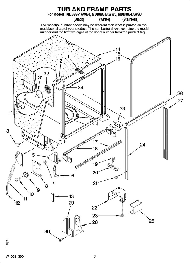 Diagram for MDB8851AWS0