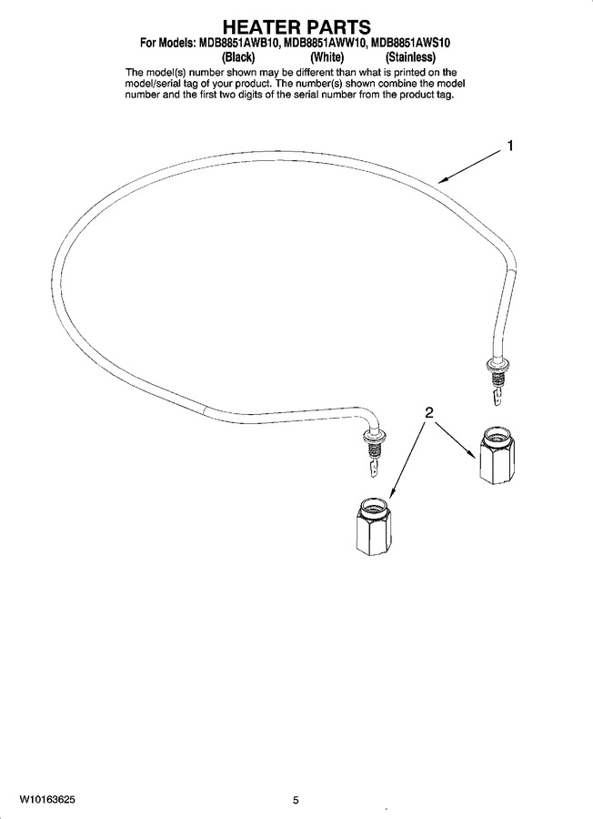 Diagram for MDB8851AWW10
