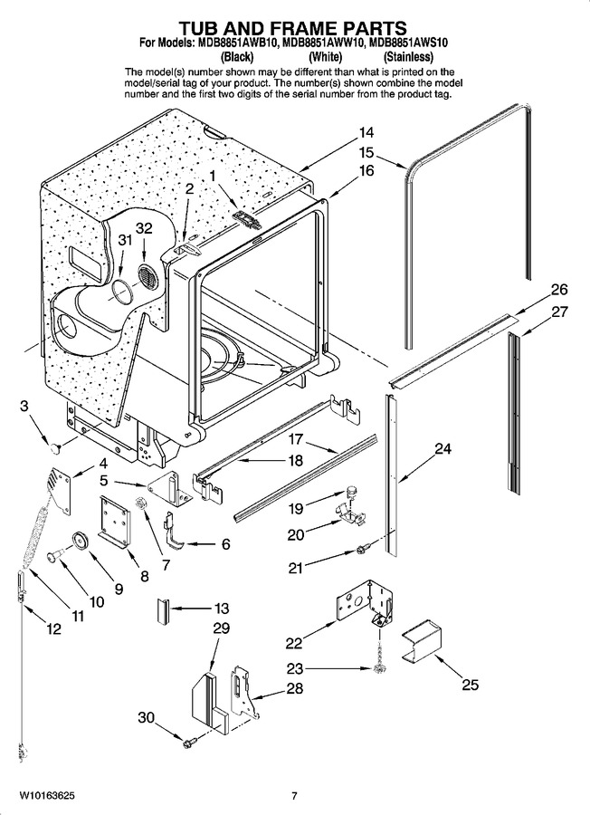 Diagram for MDB8851AWB10