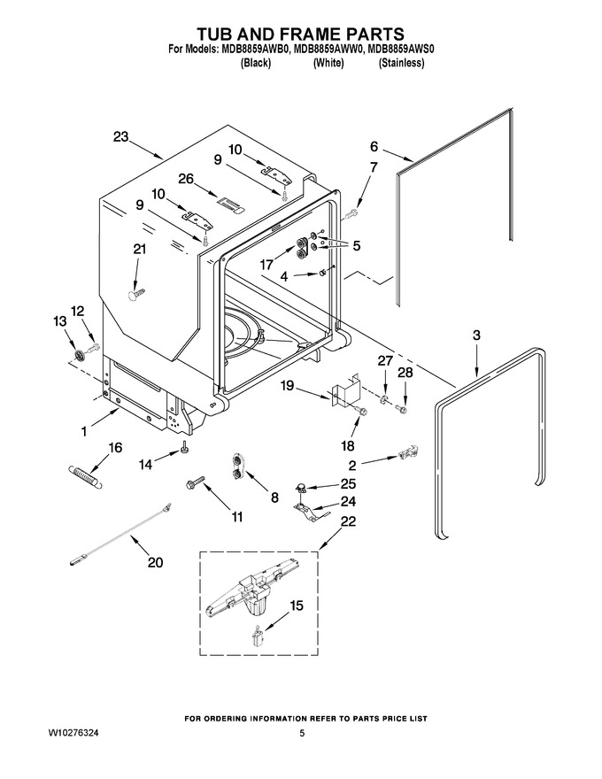 Diagram for MDB8859AWW0