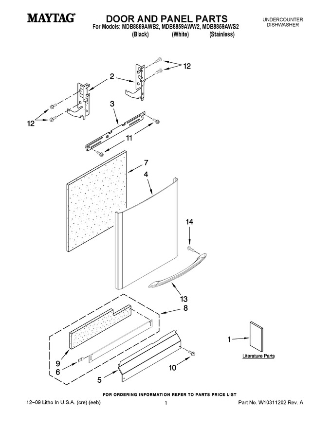 Diagram for MDB8859AWW2