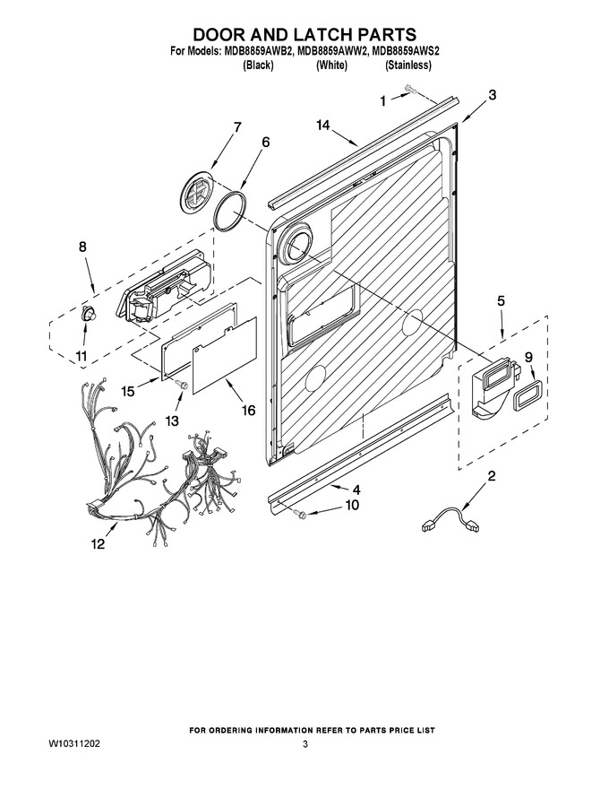 Diagram for MDB8859AWB2