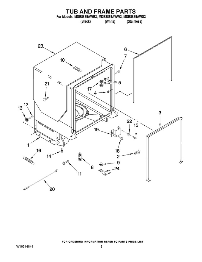 Diagram for MDB8859AWB3