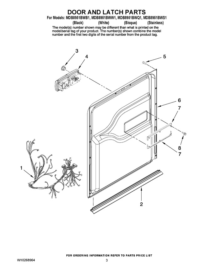 Diagram for MDB8951BWS1
