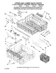 Diagram for 09 - Upper And Lower Rack Parts