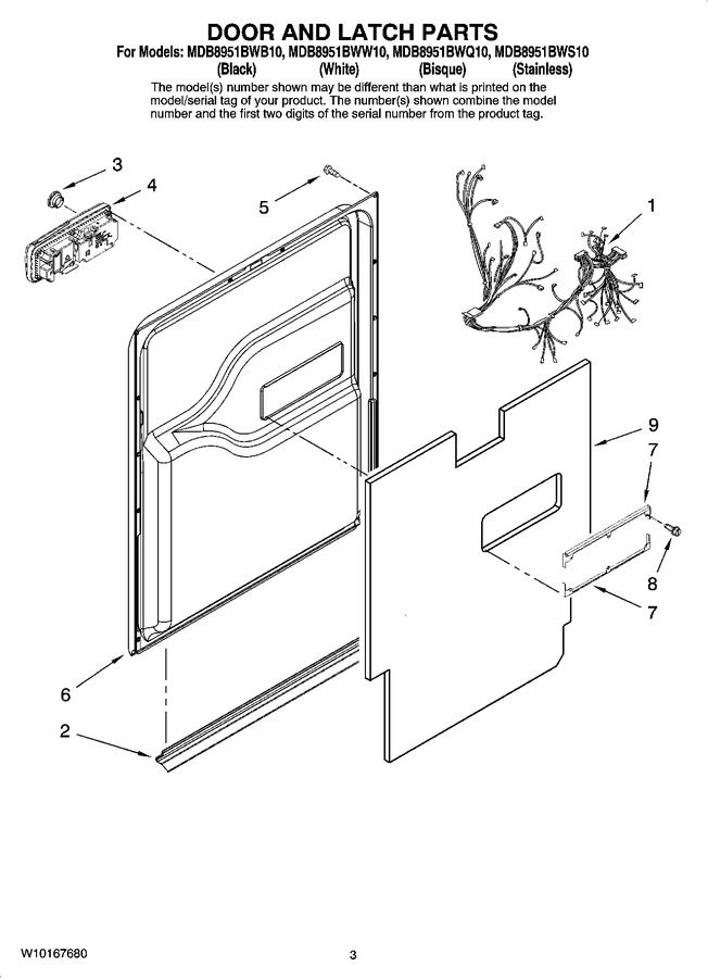 Diagram for MDB8951BWB10