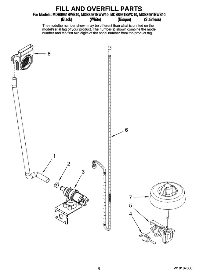 Diagram for MDB8951BWW10
