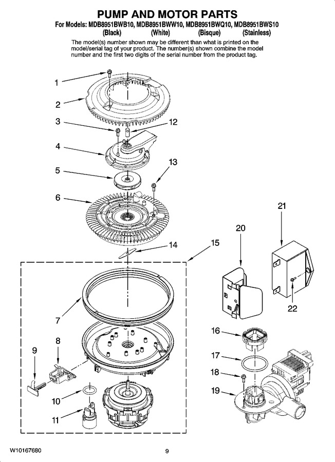 Diagram for MDB8951BWQ10