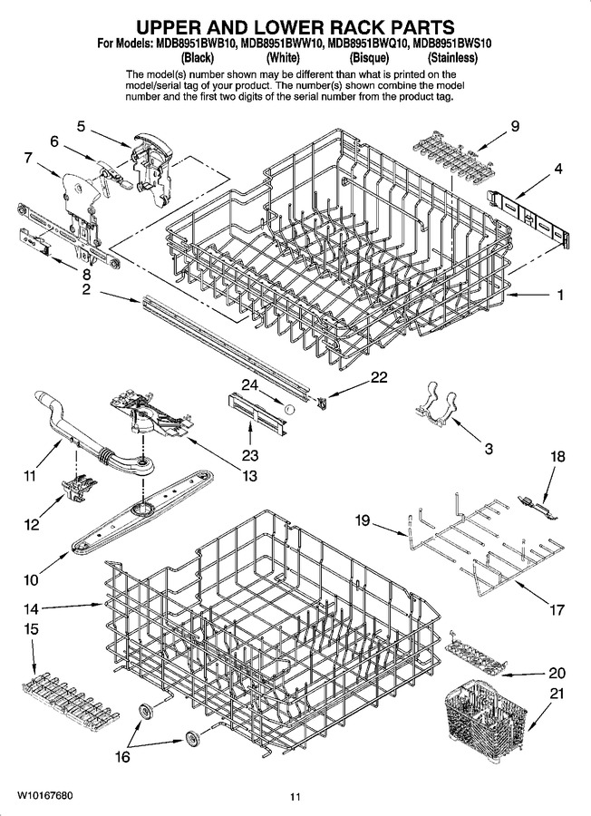 Diagram for MDB8951BWW10