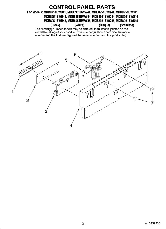 Diagram for MDB8951BWS44