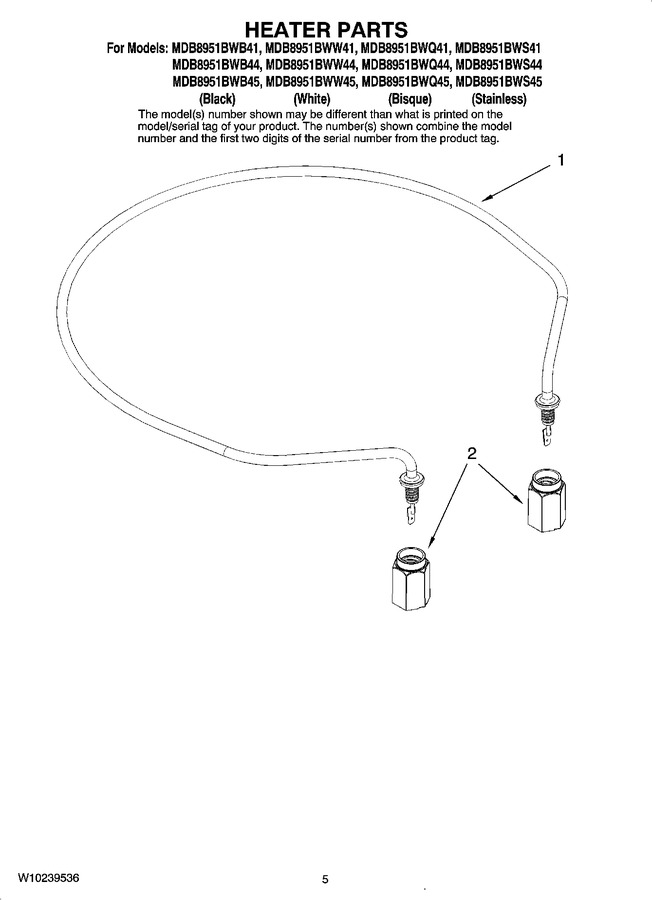 Diagram for MDB8951BWS44