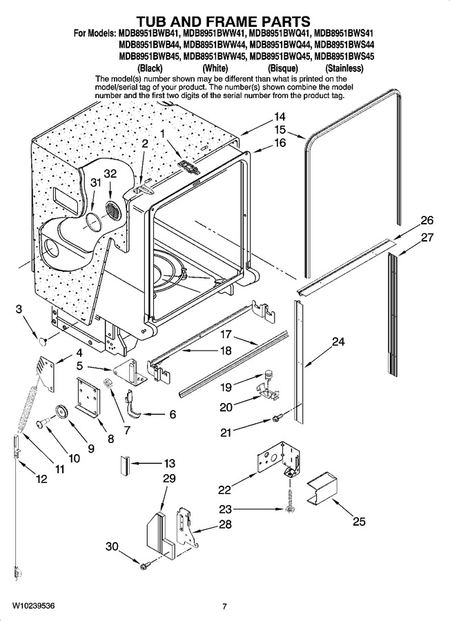 Diagram for MDB8951BWB45
