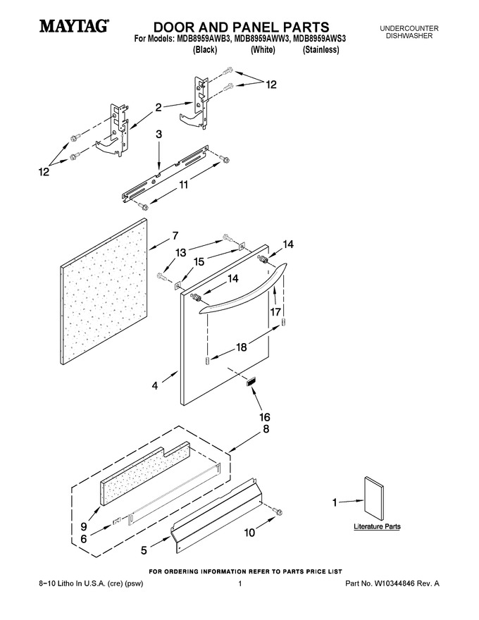 Diagram for MDB8959AWS3