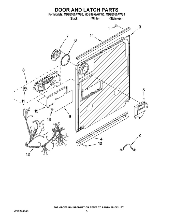Diagram for MDB8959AWS3